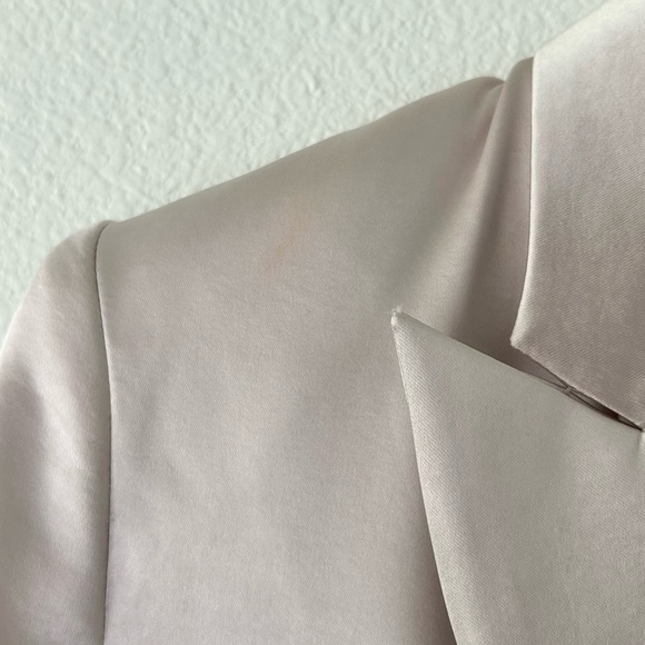 A.L.C. Bishop II Satin Blazer in Pink - Picture 7 of 8